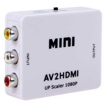 Mini Kompozit AV CVBS 3 RCA HDMI Video Dönüştürücü Adaptör 720 p 1080 p Yükseltici