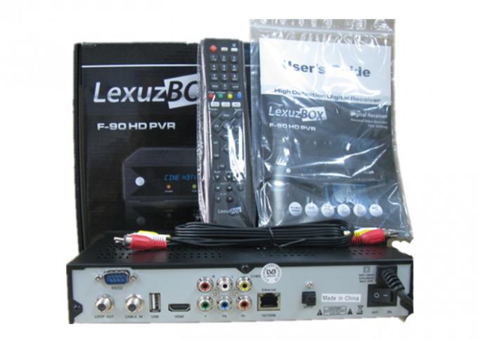 HD Dijital Kablo Alıcısı dekoder Lexuzbox F90 paraguai / Brezilya Pazarı için Azamerica F90 PVR Nagra3