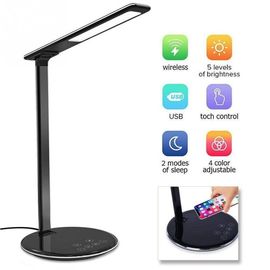 Wireless Charger For Phone With Desk Lamps Flexible Office Led Table Light Wireless Charger