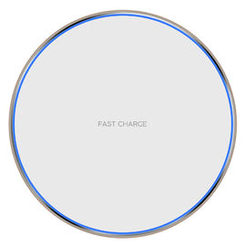 Newest design Thinnest 5/10W Fast Wireless Charger Qi Certified Wireless Charging Pad For iPhone Wireless Phone Charger