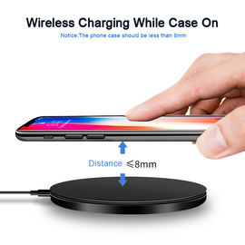 2019 Latest 10W 7.5W Mobile QI Wireless Charger Slim Portable Wireless Charging for Iphone